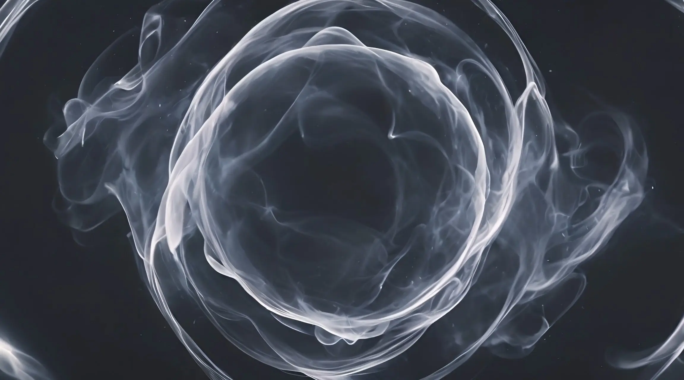 Enigmatic Smoke Rings Abstract Video Clip